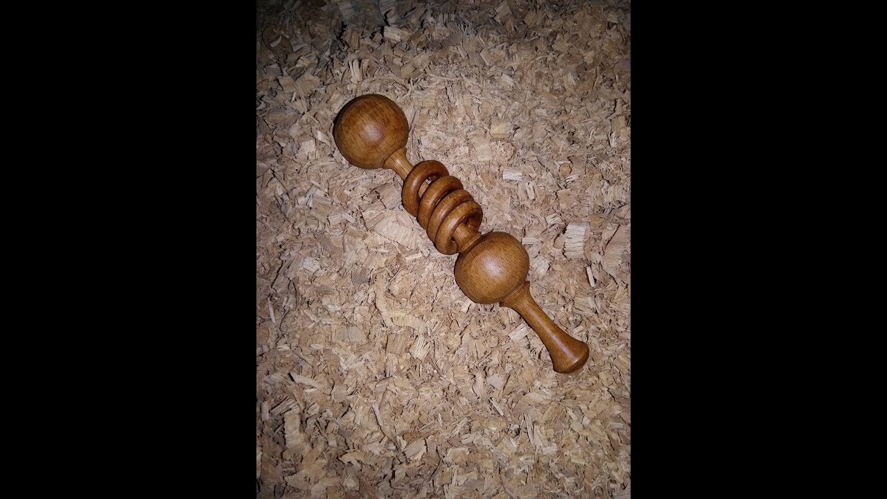 Fabrication d'un Hochet à anneaux - Manufacturing of a Rattle with rings