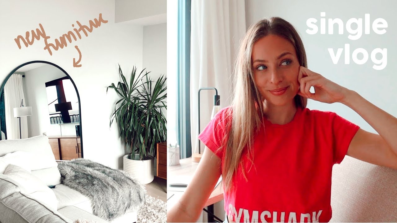 *single diaries* // working on myself & new furniture delivery!