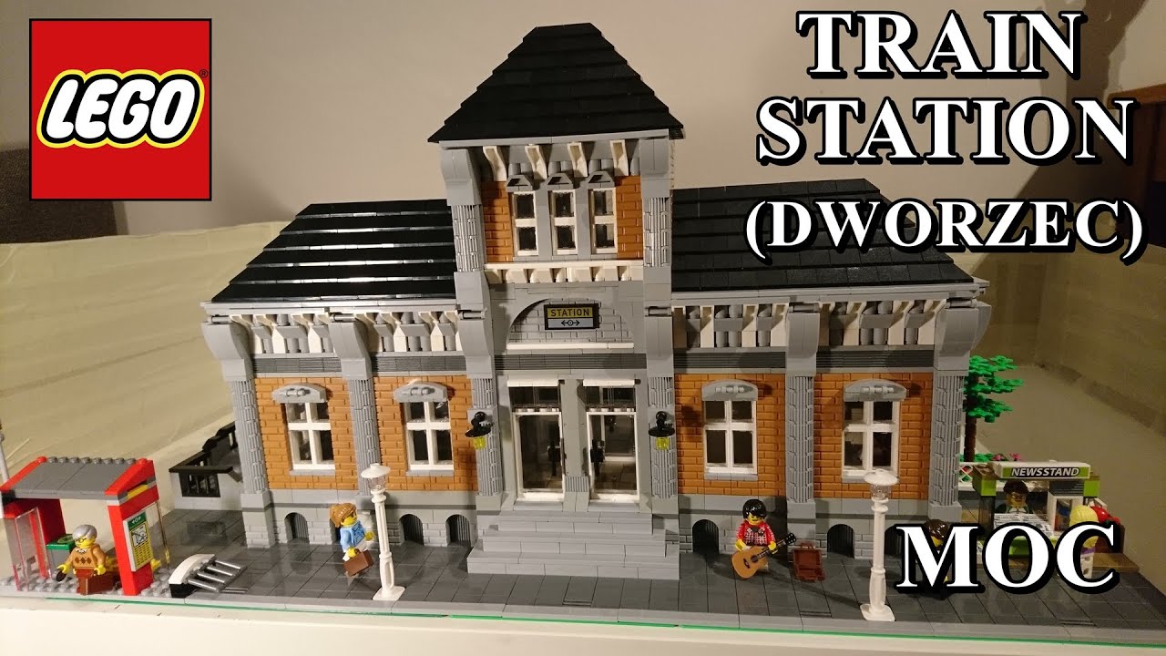 Lego Train Station (Dworzec kolejowy) MOC