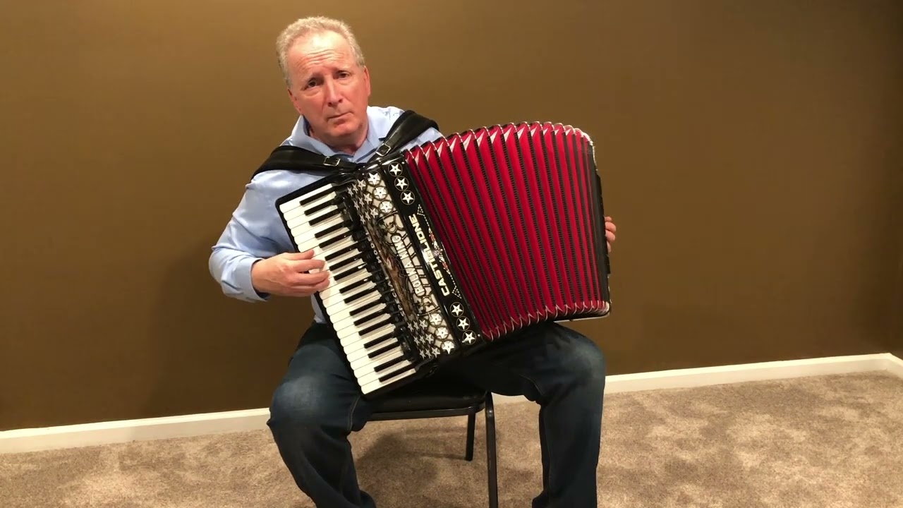 Castiglione 120 bass Italian Accordion.  Special Model Polka King.