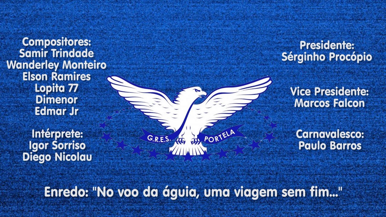 SAMBA CAMPEÃO PORTELA 2016 - SAMIR TRINDADE, WANDERLEY MONTEIRO E CIA