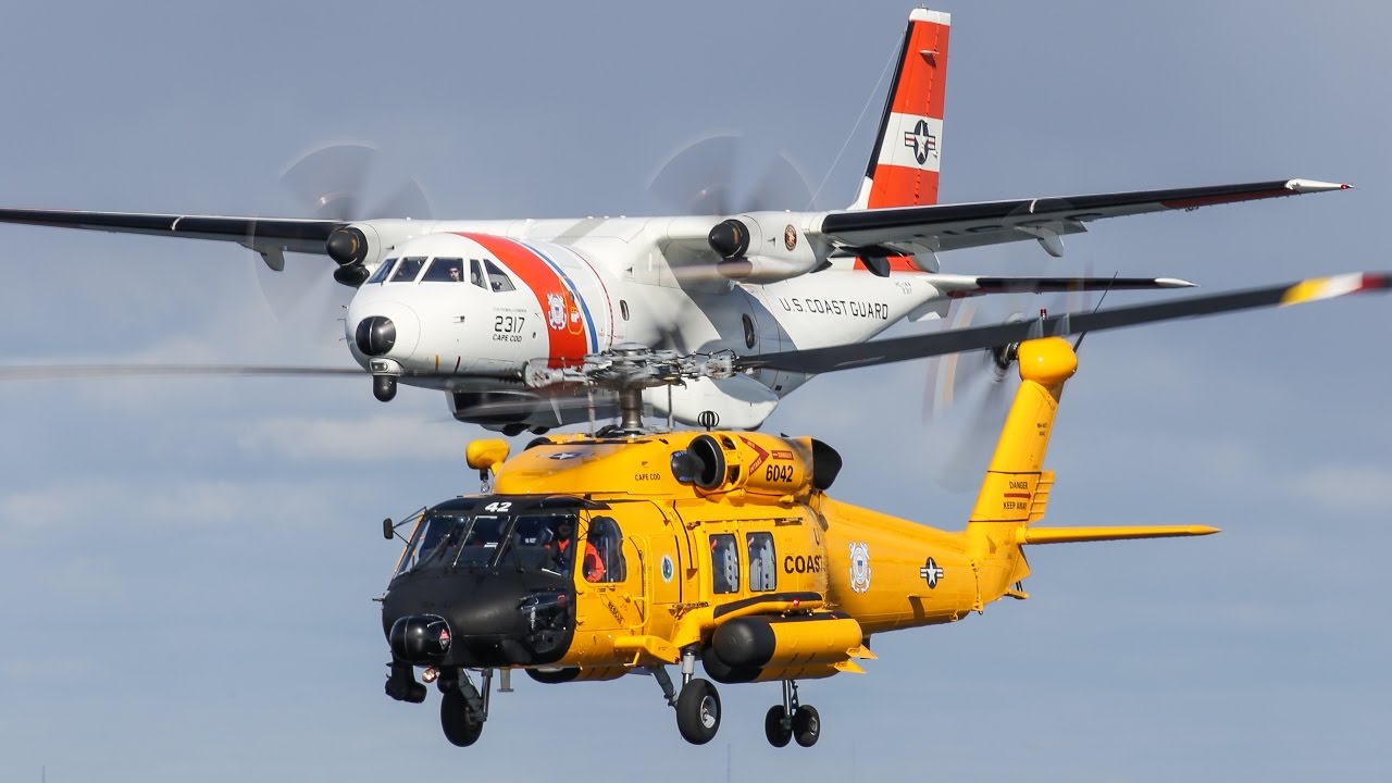 AMAZING AIR-TO-AIR FOOTAGE! USCG Air Station Cape Cod (Extended Cut)