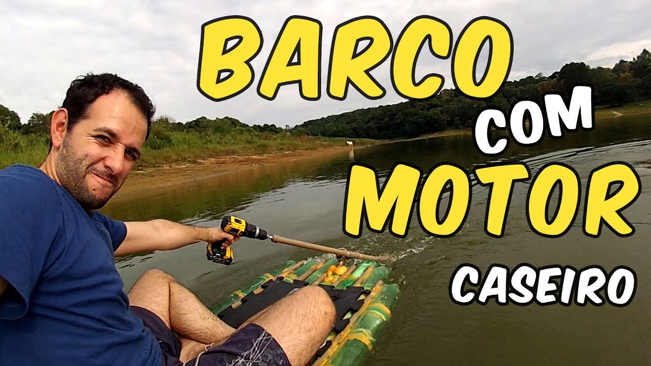 Como fazer um MOTOR de barco com furadeira