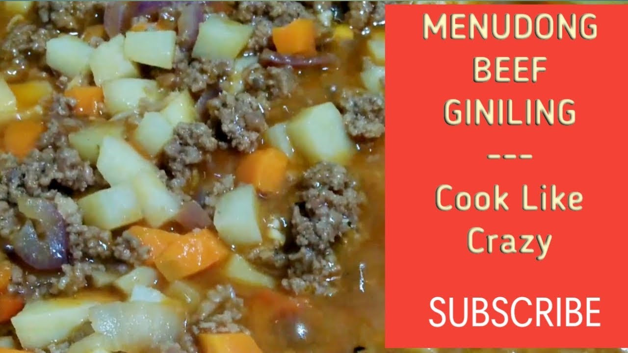 MENUDONG BEEF GINILING | Tara luto tayo! | Cook Like Crazy