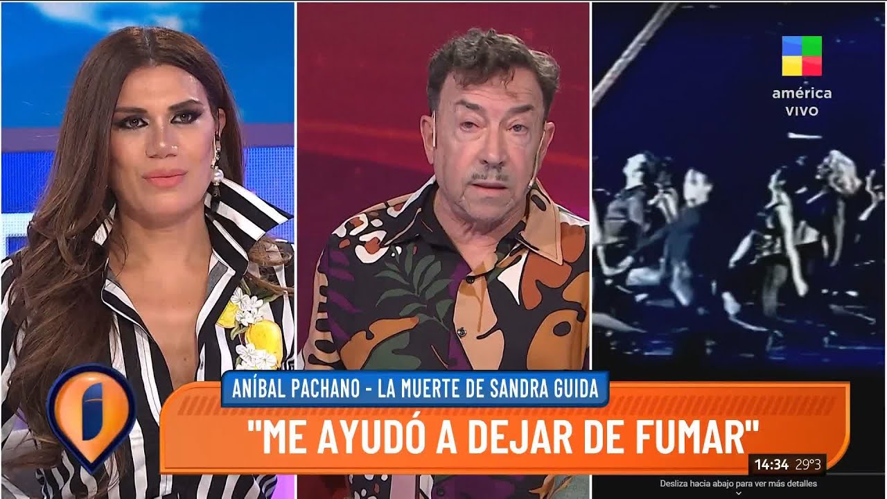 🌟 Aníbal Pachano recordó a Sandra Guida: 