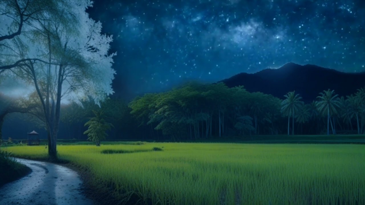Sleep Sanctuary Rice Field Ambience Dreamscape Serenade 🌠