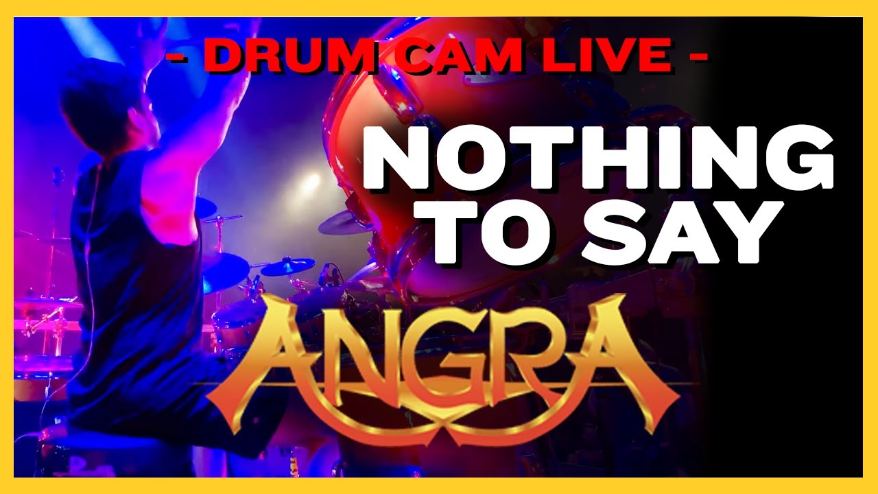 [DRUMCAM] - NOTHING TO SAY- ANGRA LIVE EM BH - BRUNO VALVERDE - Drum Playthrough