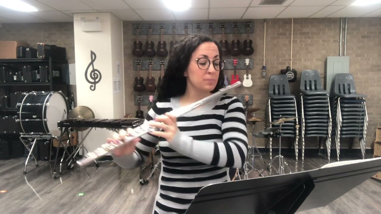 Polonaise by Johann Sebastian Bach - Standard of Excellence Festival Solos Book 2 (flute solo)
