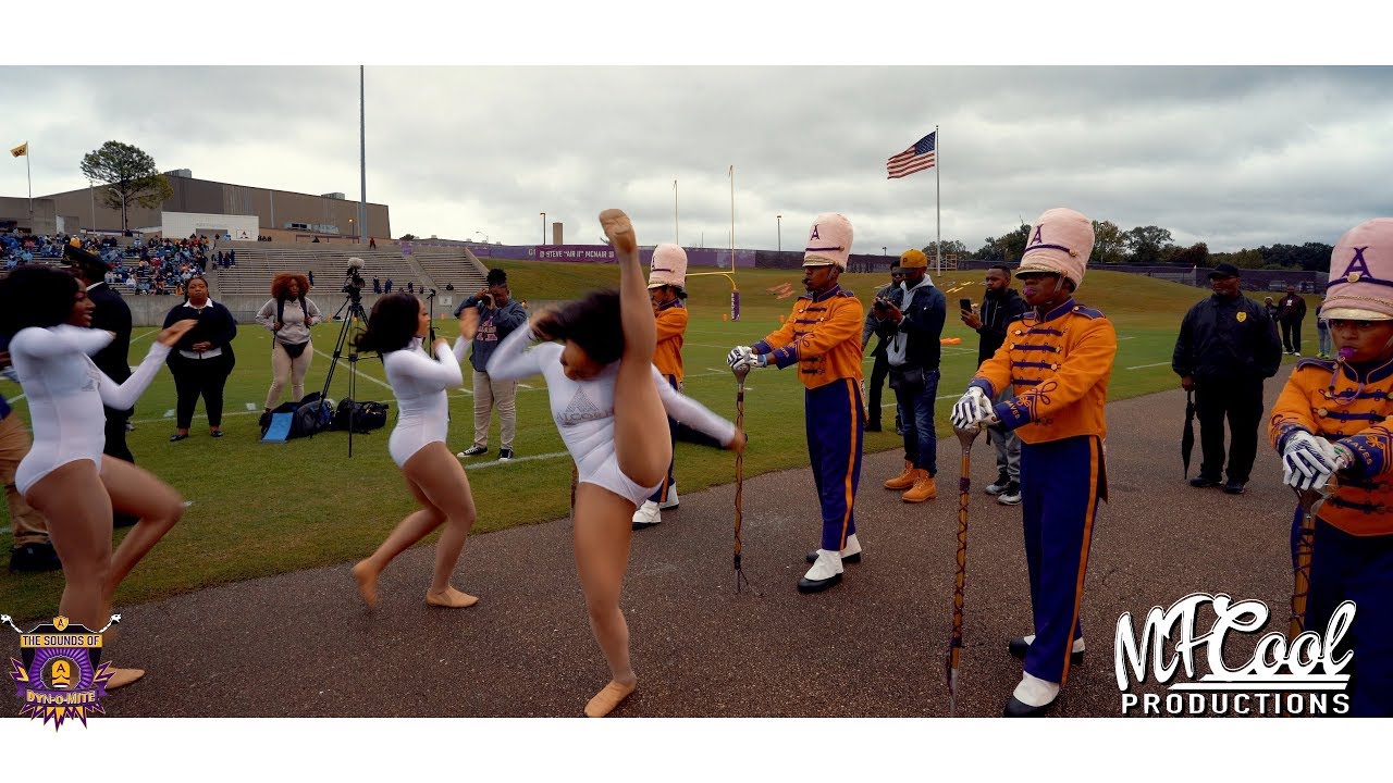Marching In -  Alcorn State Marching  Band and Golden Girls 2019 | vs SU [4K]