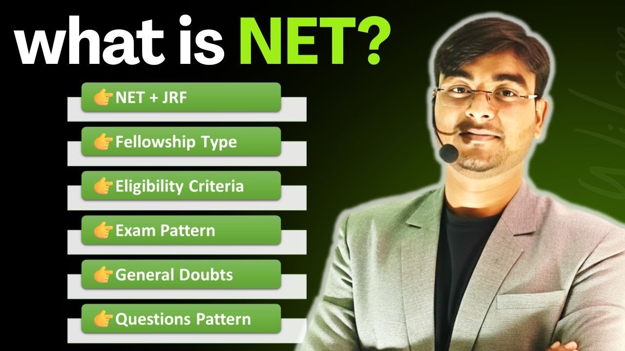 NET & JRF Master Class: Fellowship Types, Eligibility, Exam Pattern Nitish Sir