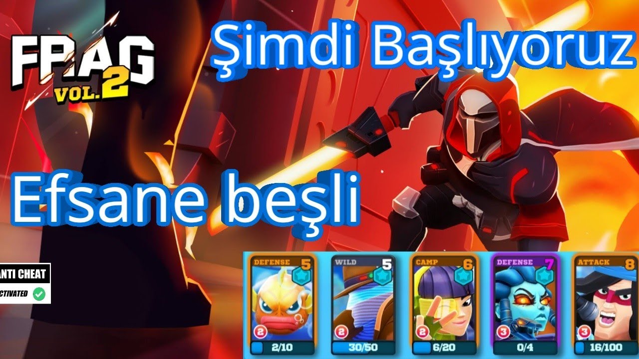 FRAG DAHA YENİ BAŞLIYORUZ // EFSANE BEŞLİ // FRAG PRO SHOOTER
