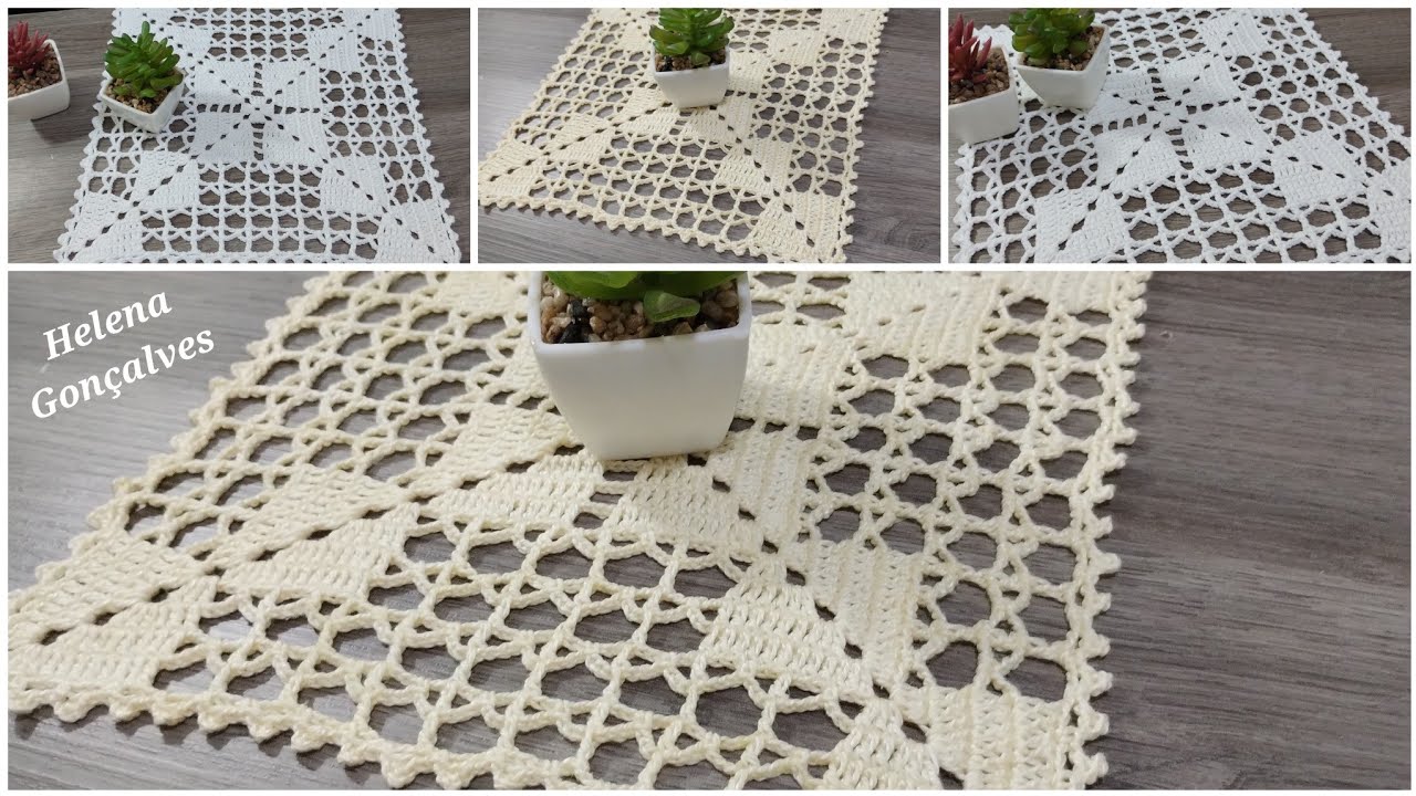 toalhinha de crochê para decoração #semprecirculo