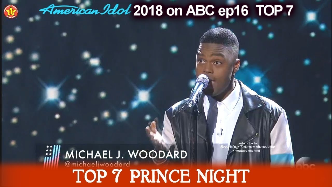Michael J. Woodard My Heart Will Go On  MALE JENNIFER HUDSON Prince Night American Idol 2018  TOP 7