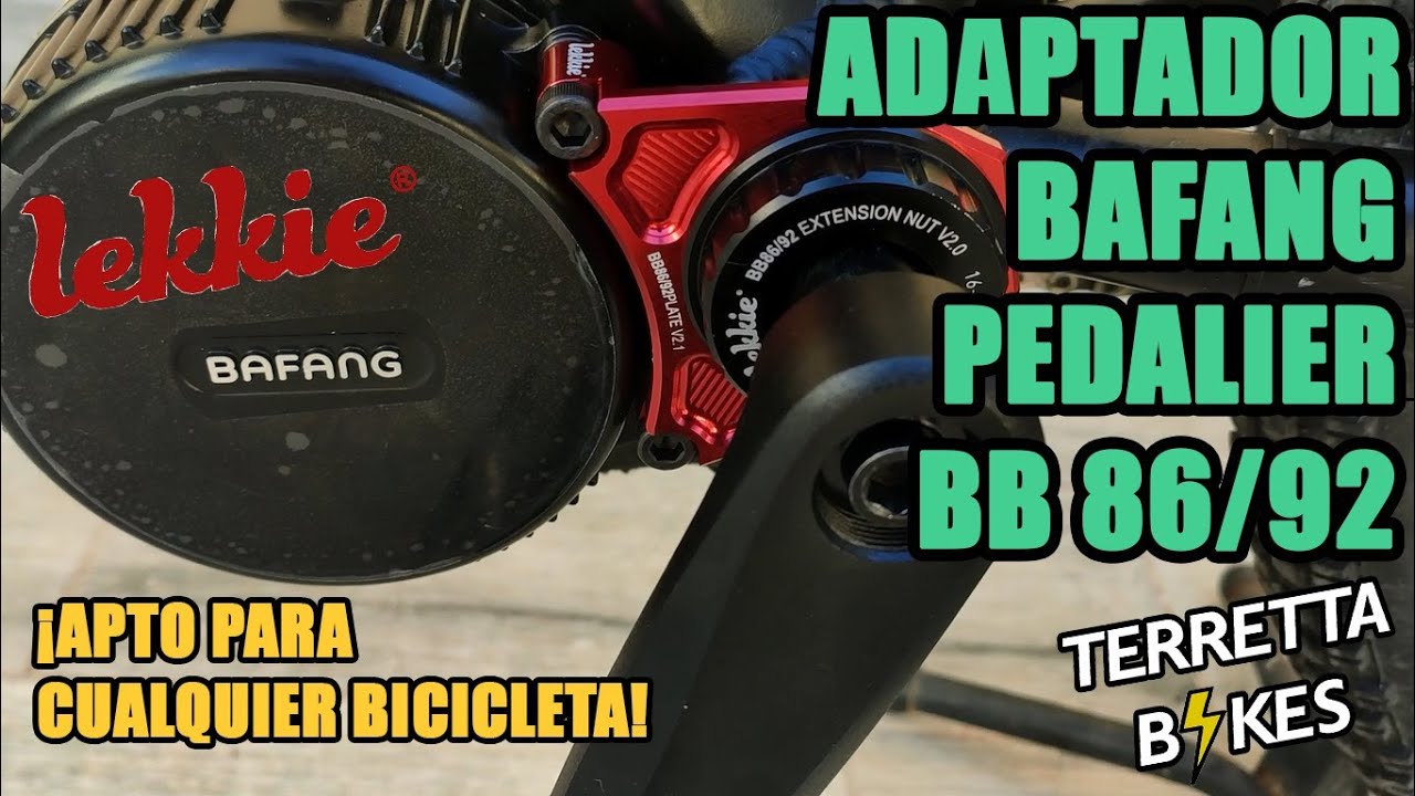 INSTALAR BAFANG 750W EN CUALQUIER BICI | ADAPTADOR LEKKIE PEDALIER BB 86 / 92 (PressFit-HollowTech)