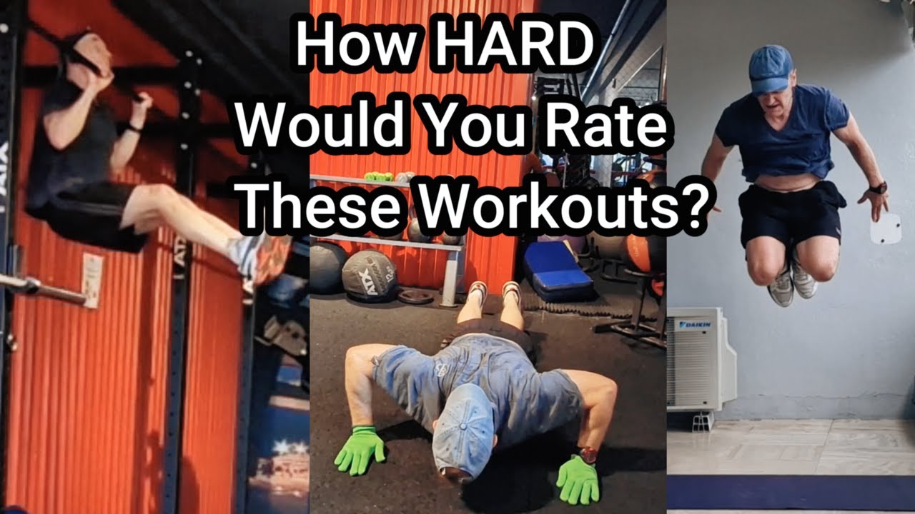 Fit Over 50.  HOW HARD Would You Rate These Workouts? Calisthenic Fitness + Navy Seal Burpees