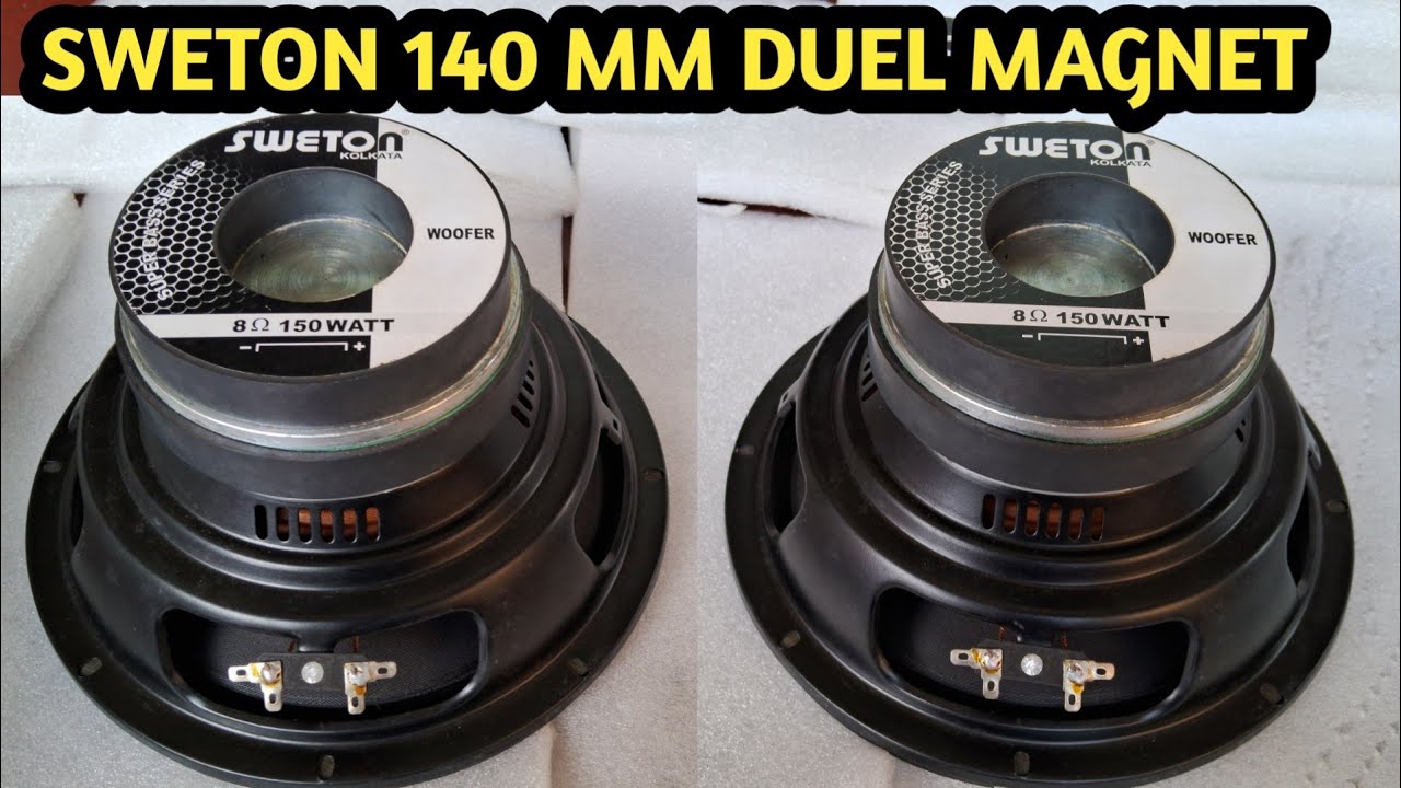 Sweton 140 mm DUEL magnet speaker | 150 watt duel magnet loudspeaker | 10 inch Loudspeaker