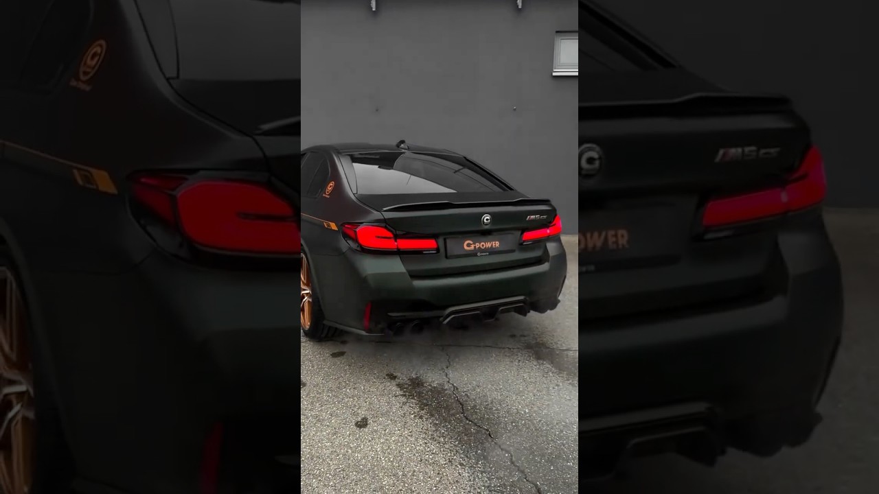 THE BMW M5 CS sound