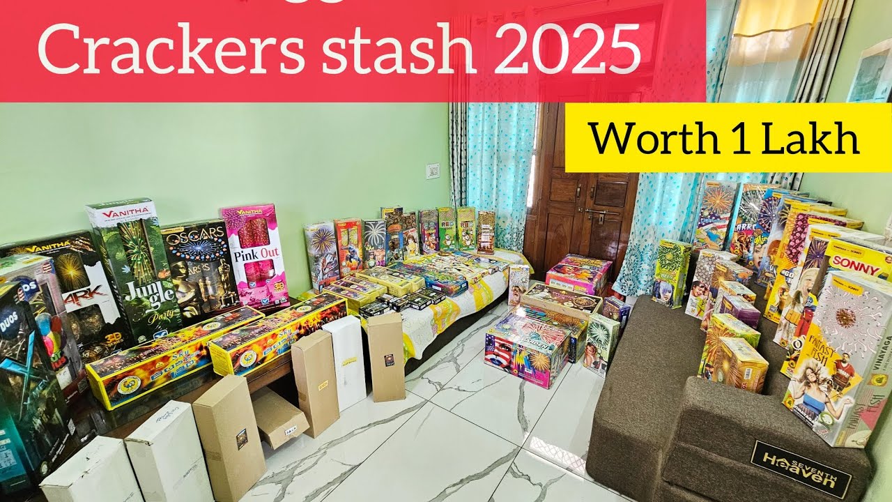 Diwali 2025 biggest crackers stash by @FireworksIndia 