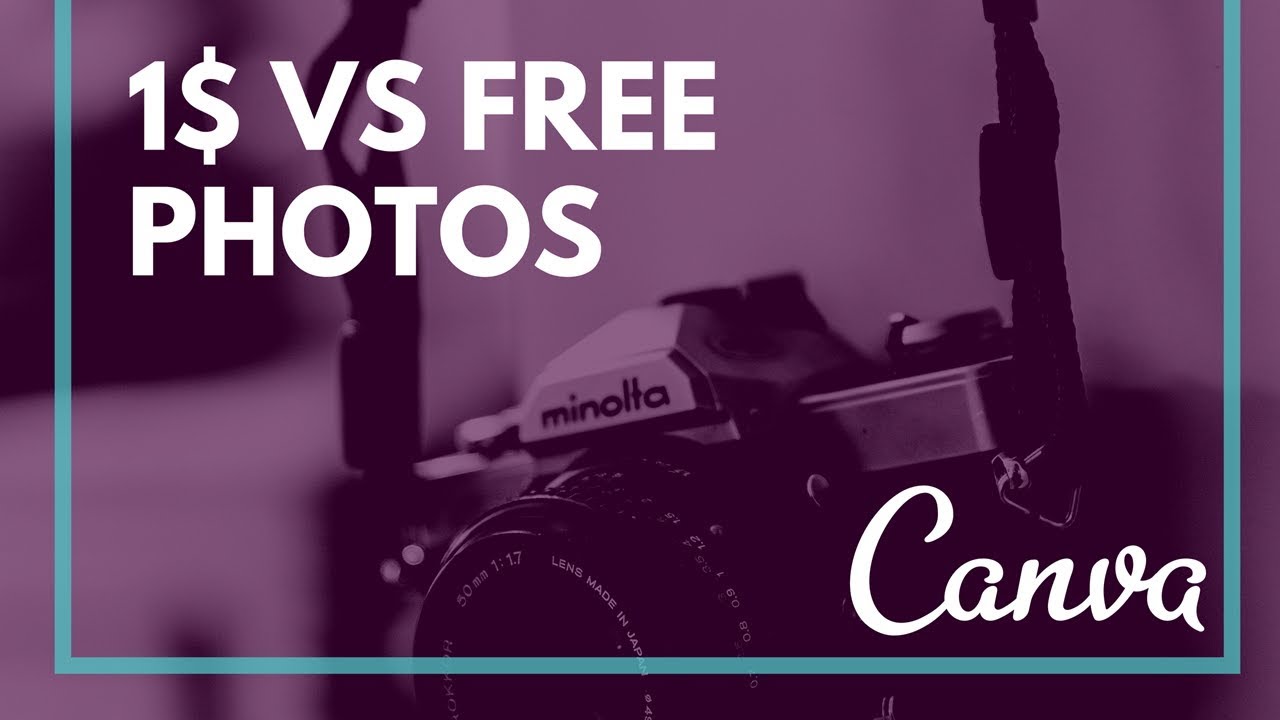 Canva: the 1$ elements Vs the Free elements