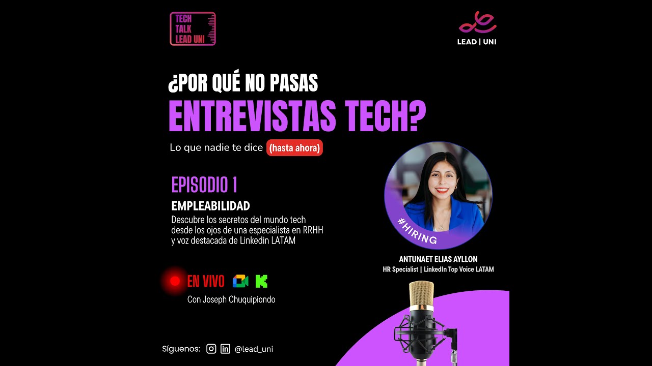 ¿Por qué no pasas entrevistas Tech?