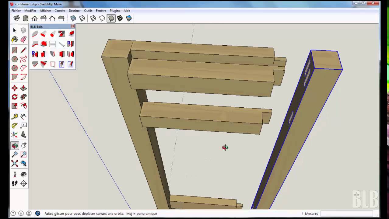 Conception d'un confiturier avec SketchUp (part1)