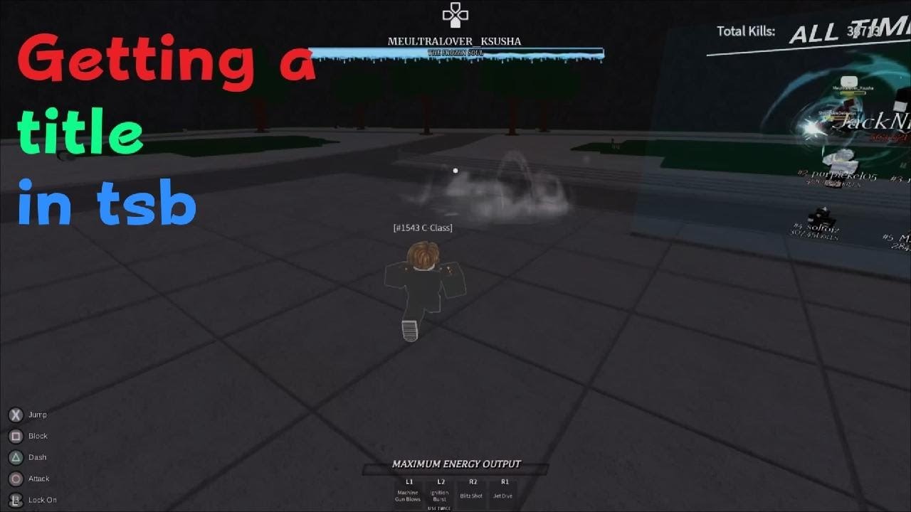 Getting a title in tsb