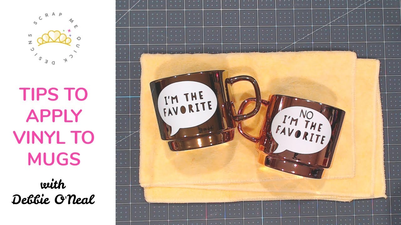 Tips for Successfully Applying Vinyl to Mugs and Cups