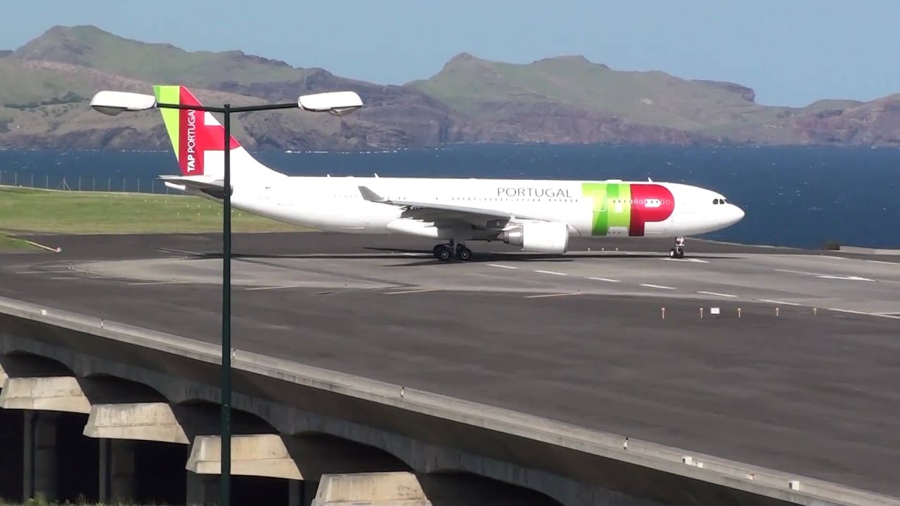 [HD] Aeroporto da Madeira TAP AIR PORTUGAL AIRBUS A330-200 aterragem e descolagem. ANAM