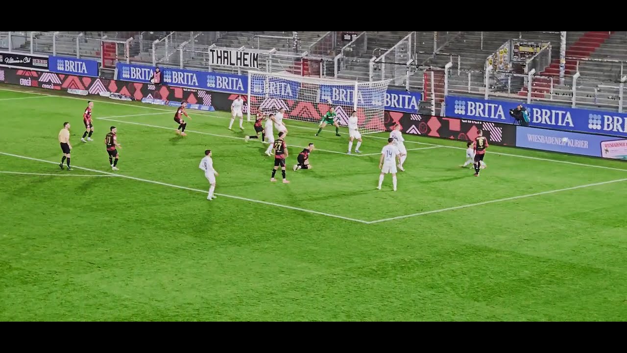 Wehen Wiesbaden - Erzgebirge Aue / 3:1 Sieg nach R&uuml;ckstand / Tore und Highlights 
