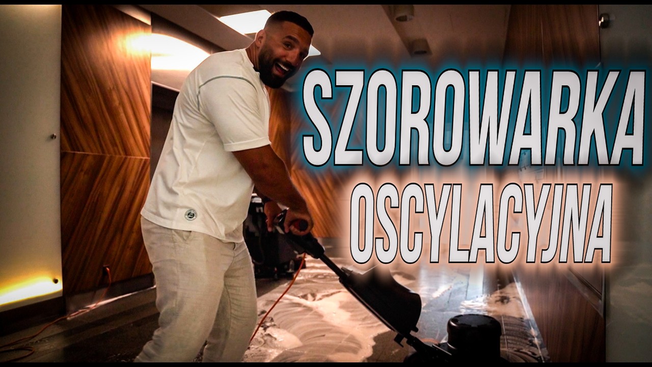 DOCZYSZCZENIE POSADZKI | SZOROWARKA OSCYLACYJNA | MYCIE ZASADĄ VS CHEMIĄ
