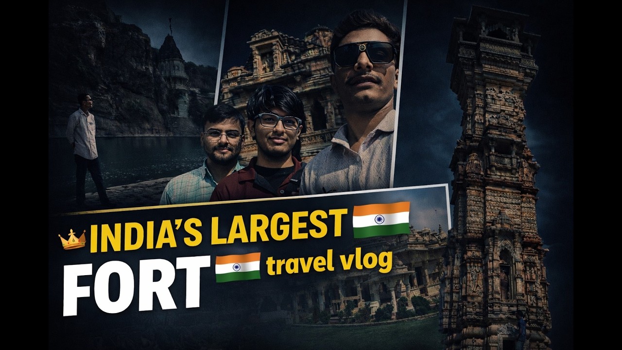 Full Day in India's Largest Fort! 🤩 | Chittorgarh Tour 2026