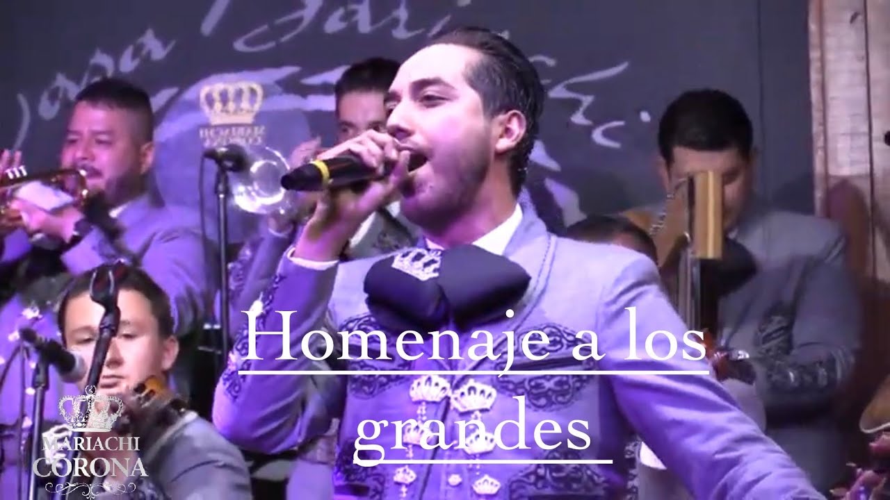 HOMENAJE A LOS GRANDES  MARIACHI CORONA (gga producciones)