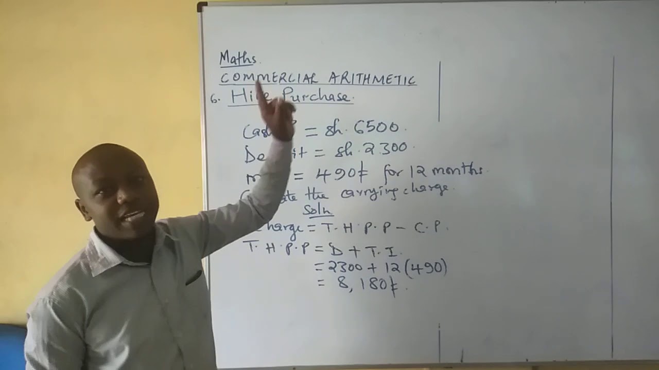 КОММЕРЧЕСКАЯ АРИФМЕТИКА - Покупка в рассрочку