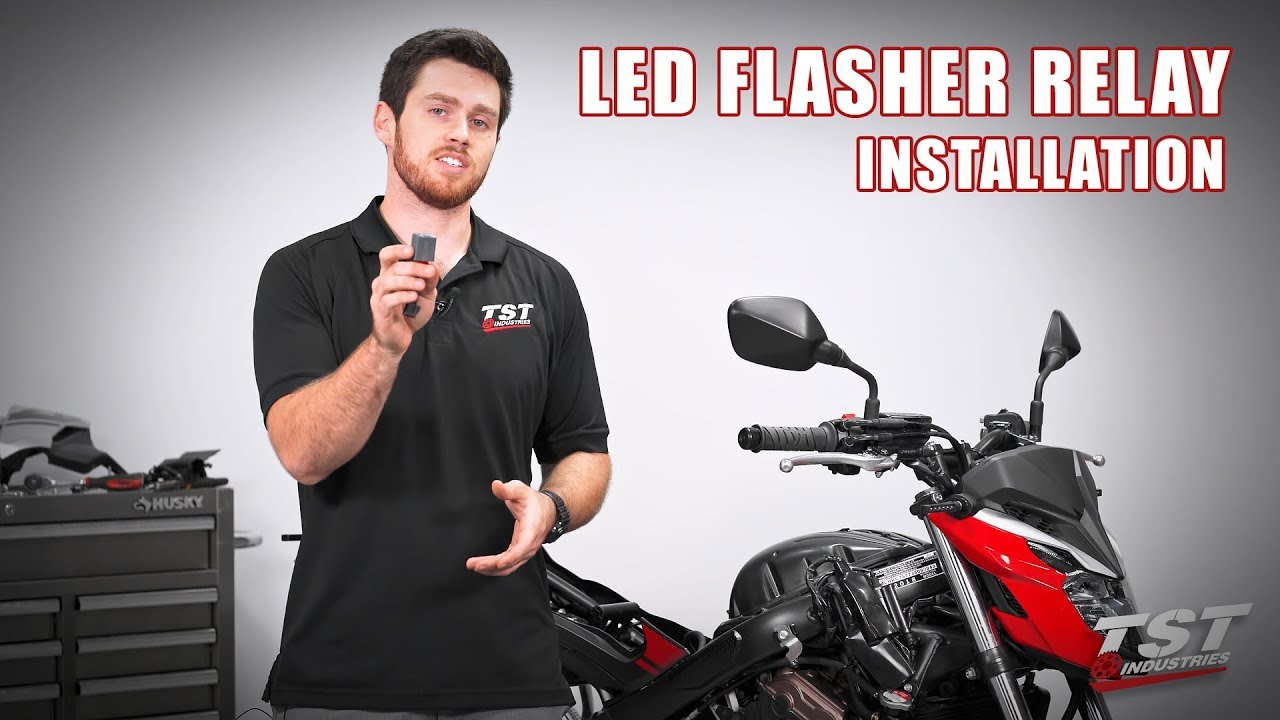 How to install an LED Flasher Relay on a 14-18 Honda CB650F by TST Industries