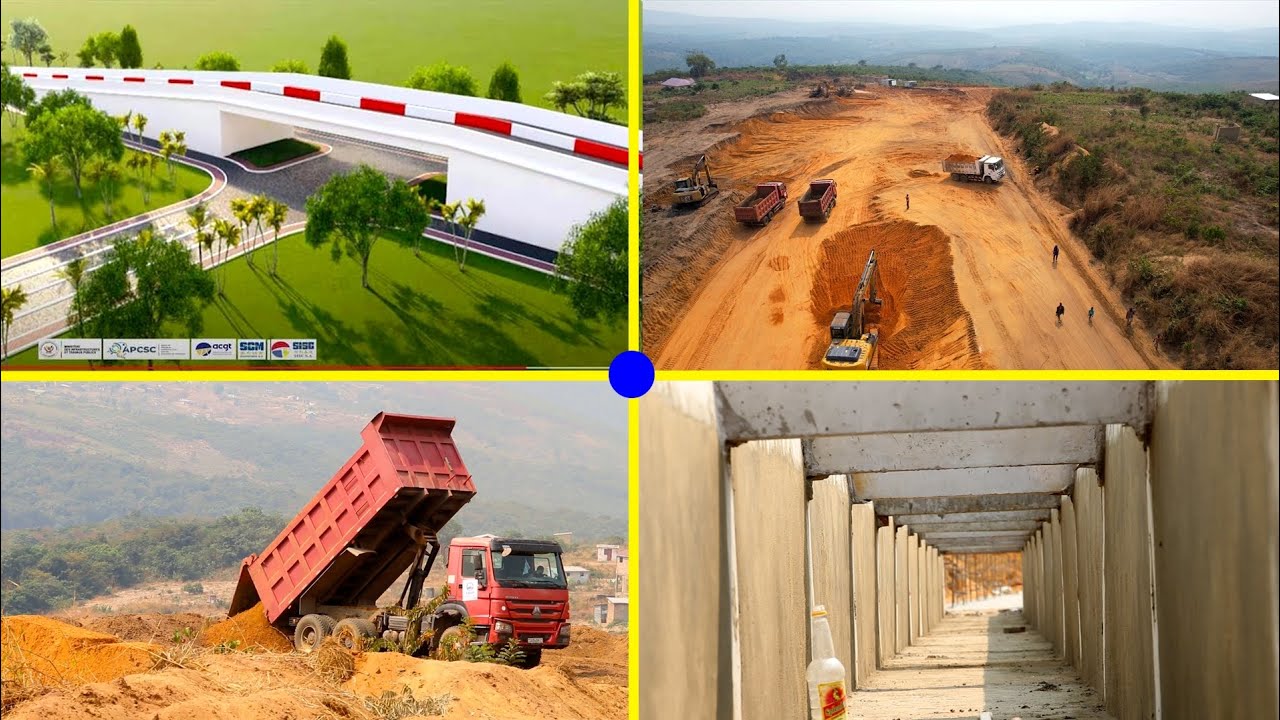 💯% TRAVAUX ROCADES N°01 KINSHASA SUD-OUEST : ÉVOLUTION DES TRAVAUX DE LA CONSTRUCTION SUR PK-16
