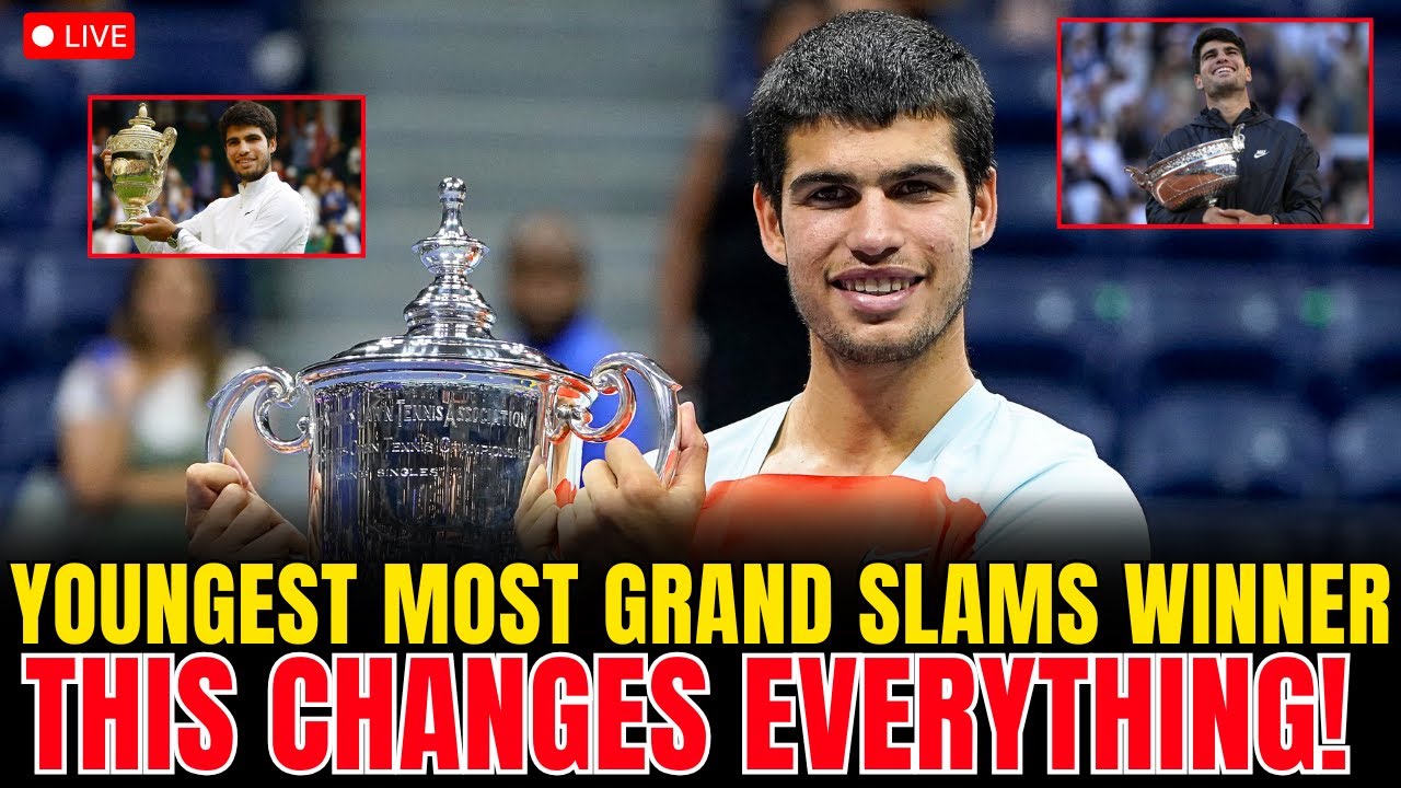Carlos Alcaraz TO BE THE Youngest Man To WIN MOST Career Grand Slam WINS BEATING Rafael Nadal!