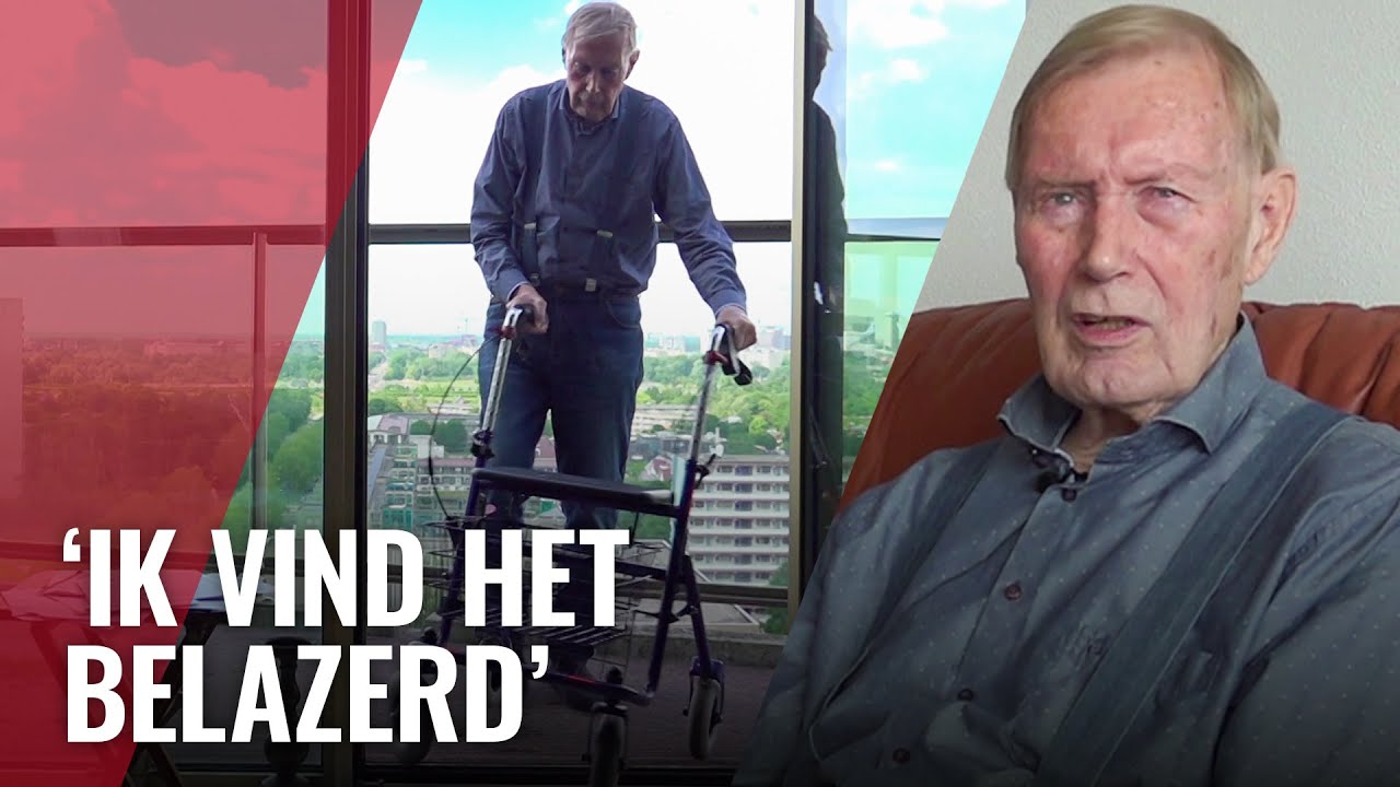 Meneer Van Kuik (85) kan door kapotte lift al dagen huis niet uit