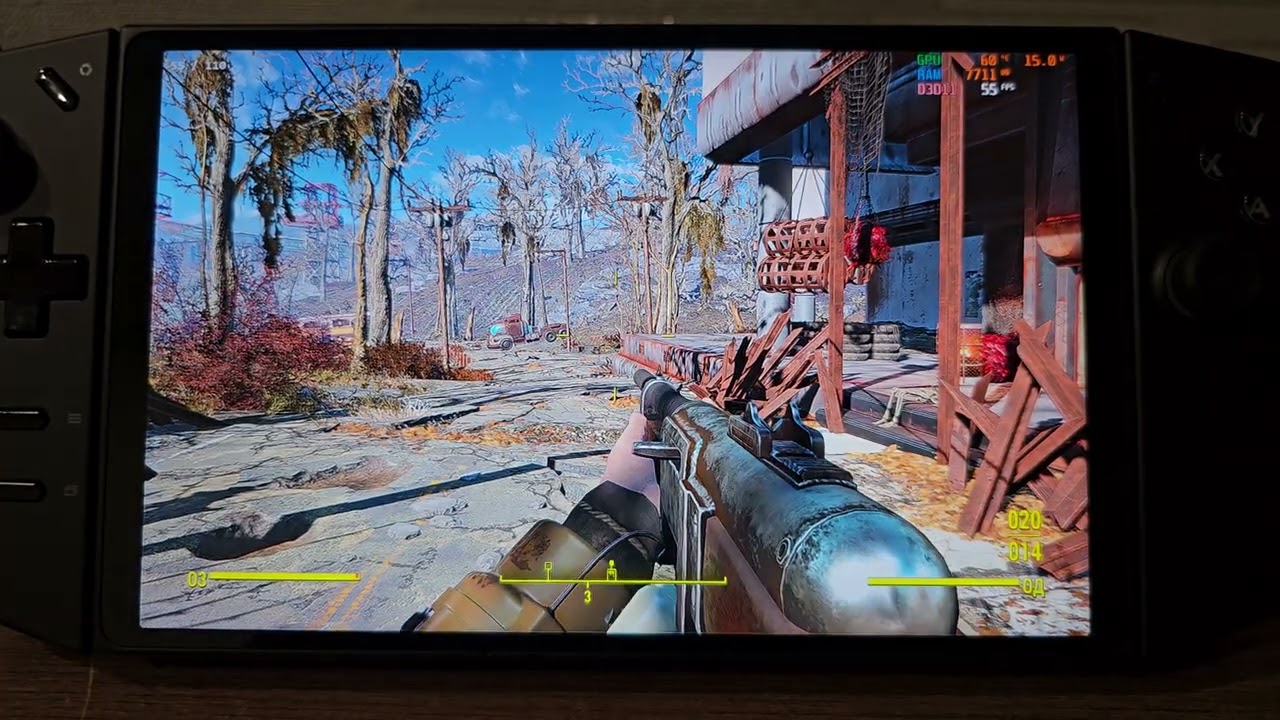 Legion Go Fallout 4 RSR+LS 100+fps 16w