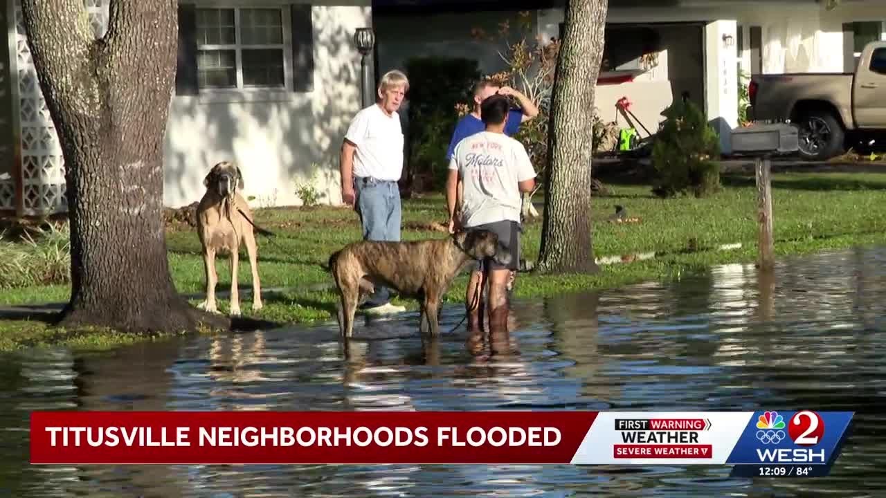 Titusville residents speak out after neighborhood floods from heavy downpours