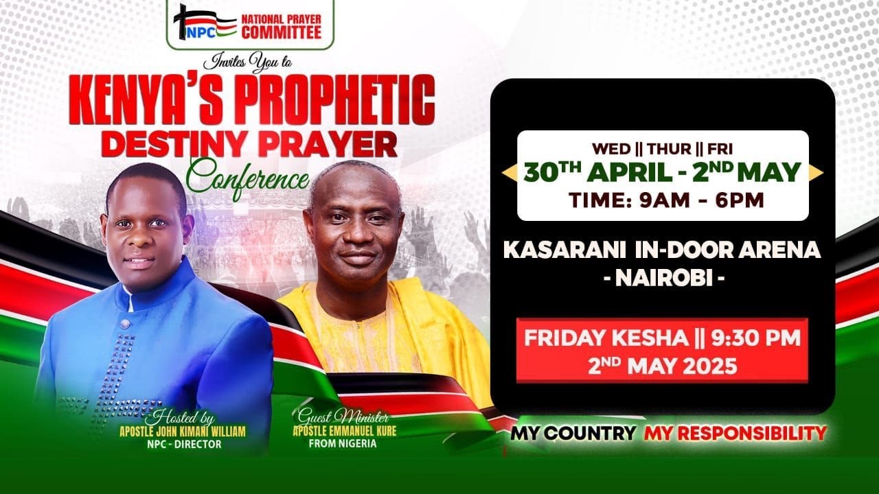 Kenya's Prophetic Destiny Prayer Conference - Kasarani || Apostle Dr. Emmanuel Nuhu Kure