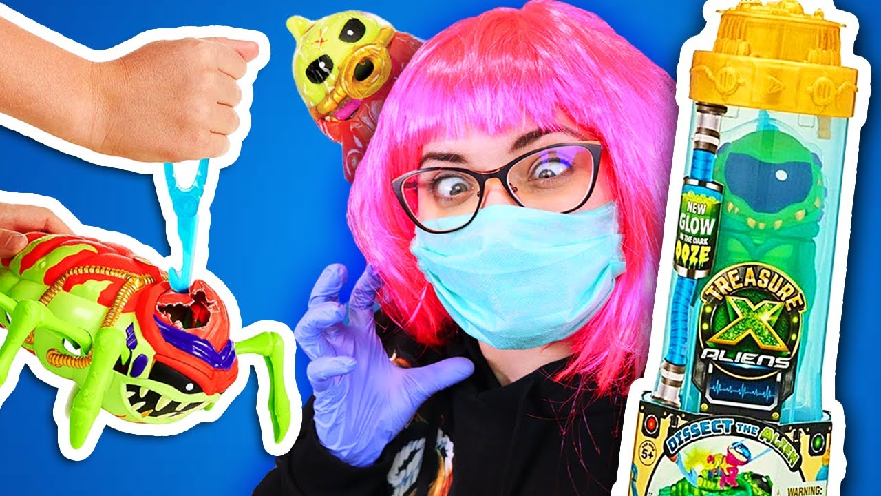 DOKTOR AGONIA 🩺 OPERACJA NA OBCYCH 👽 OBRZYDLIWY ROBAK w SLIME 🐛 Treasure X Aliens miss Aga