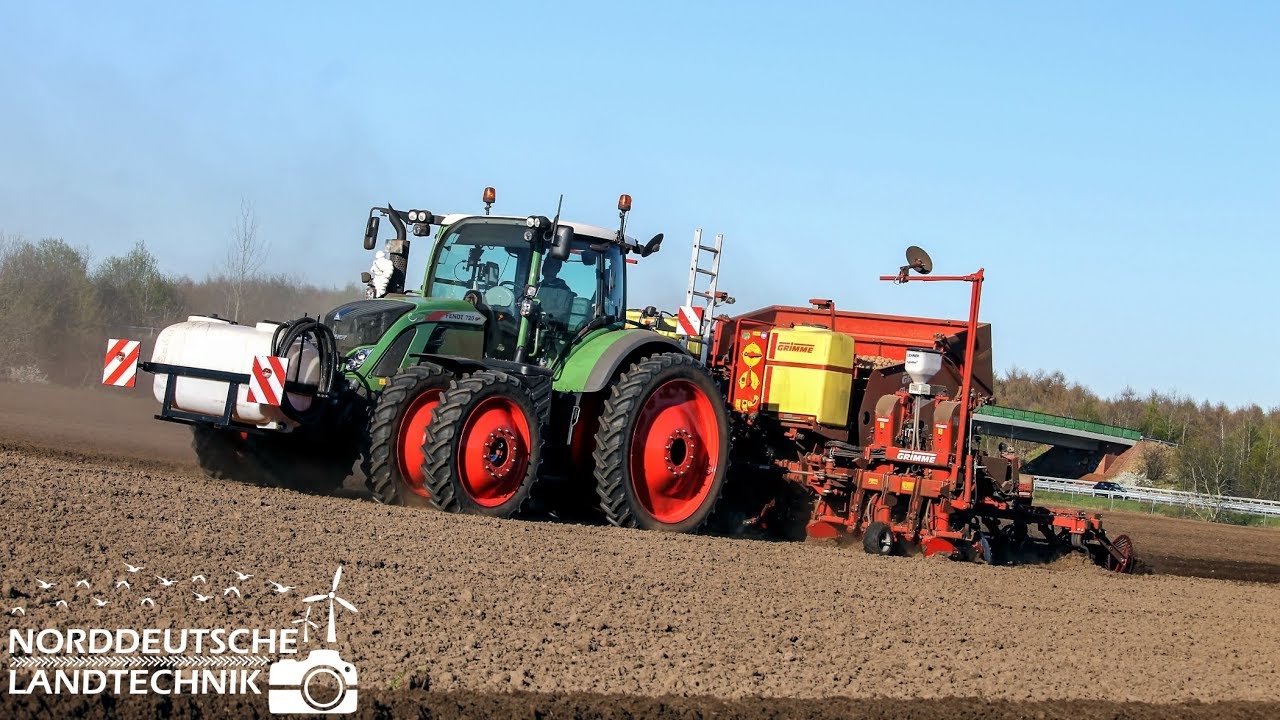 Kartoffeln legen im Emsland XL / Grimme / Fendt / Kröger / Krampe