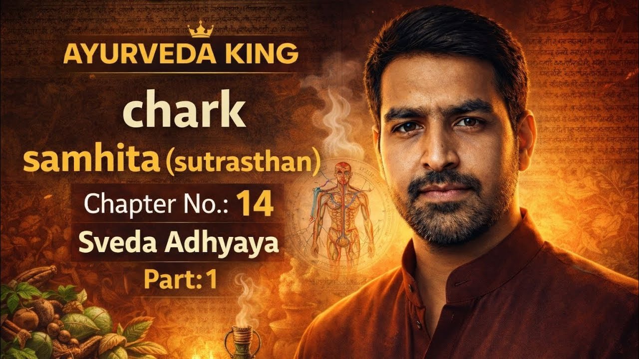 Sveda Adhyaya | Charaka Samhita Sutra Sthana Chapter 14 part 1 | Svedana Karma Complete Lecture