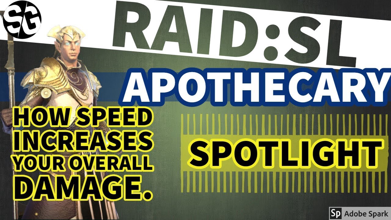 [RAID SHADOW LEGENDS] APOTHECARY  - 4 TURNS TO 1 - SPEED - SPEED BOOST - TURN METER BOOST
