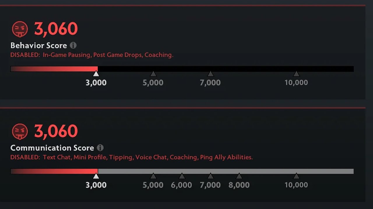 STUCK IN LOW BEHAVIOR SCORE AT 9K MMR – SEND HELP