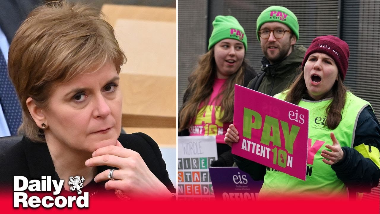 Scottish teachers 'target' Nicola Sturgeon's constituency with strike action