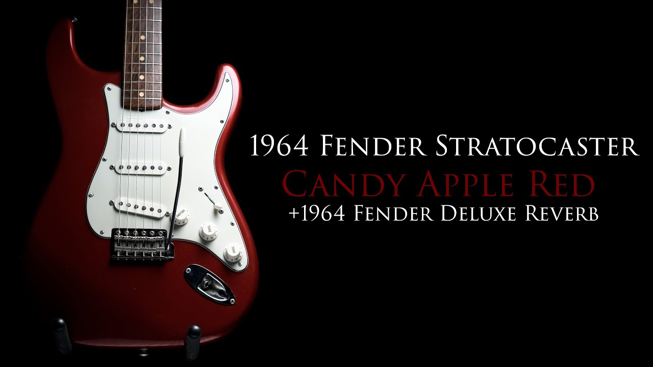 IMMACULATE 1964 Fender Stratocaster in Candy Apple Red and a 1964 Deluxe Reverb w/ Aaron Hiebert