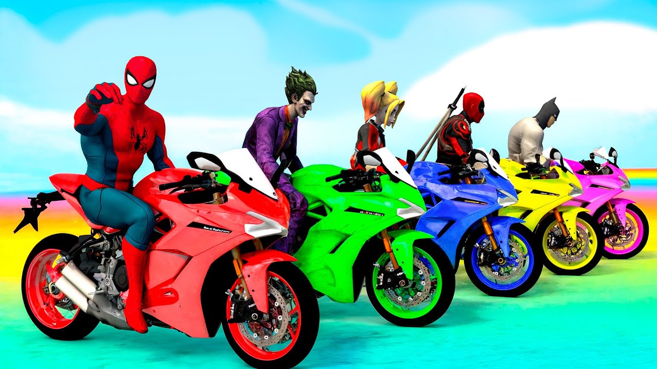 الرجل العنكبوت انقاذ باتمان Spider-Man Rescue batman vs iron man vs venom funny Game GTA 5 superhero