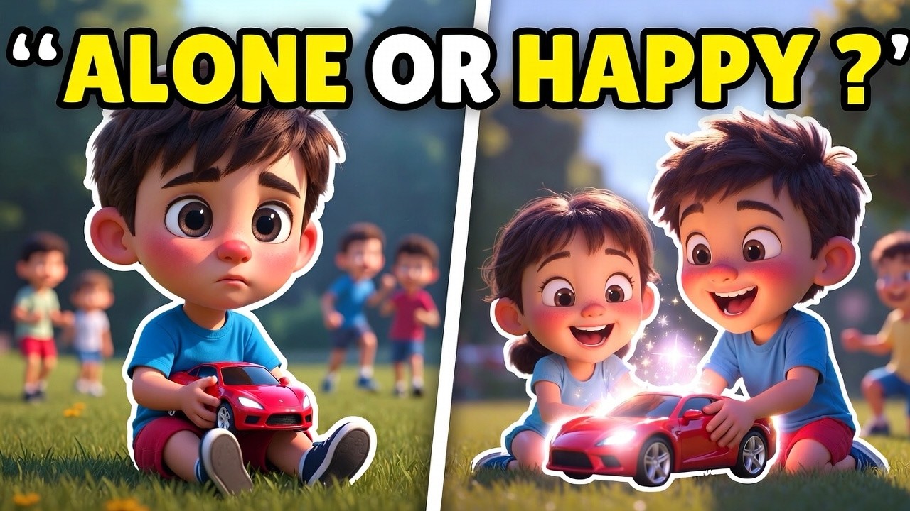 Sharing Made His Day Better! | Kids Friendship Story 😊 | Kids Moral Story About Sharing |