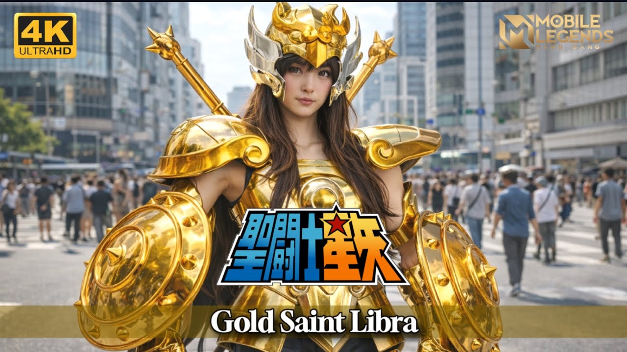Gold Saint Libra in Real Life - Saint Seiya Live Action Cosplay 